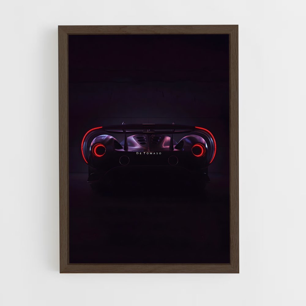 Poster Supercar Dreams – affiche De Tomaso (vue 5)